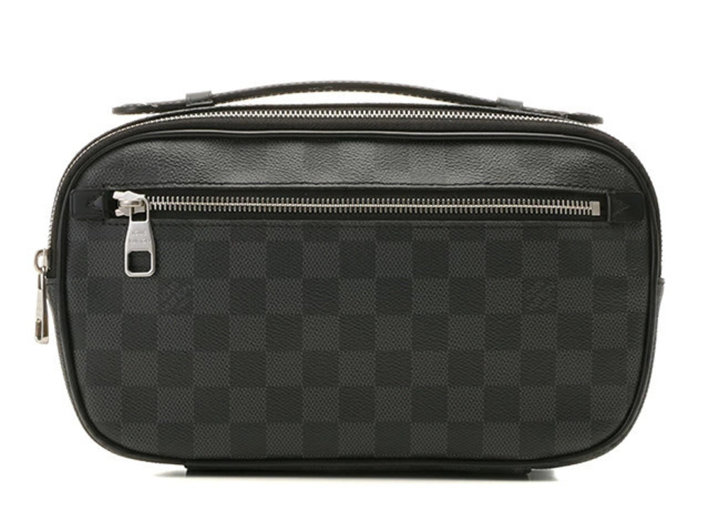 LOUIS VUITTON Ambrelle Shoulder Bag Body Damier Graphite Black
